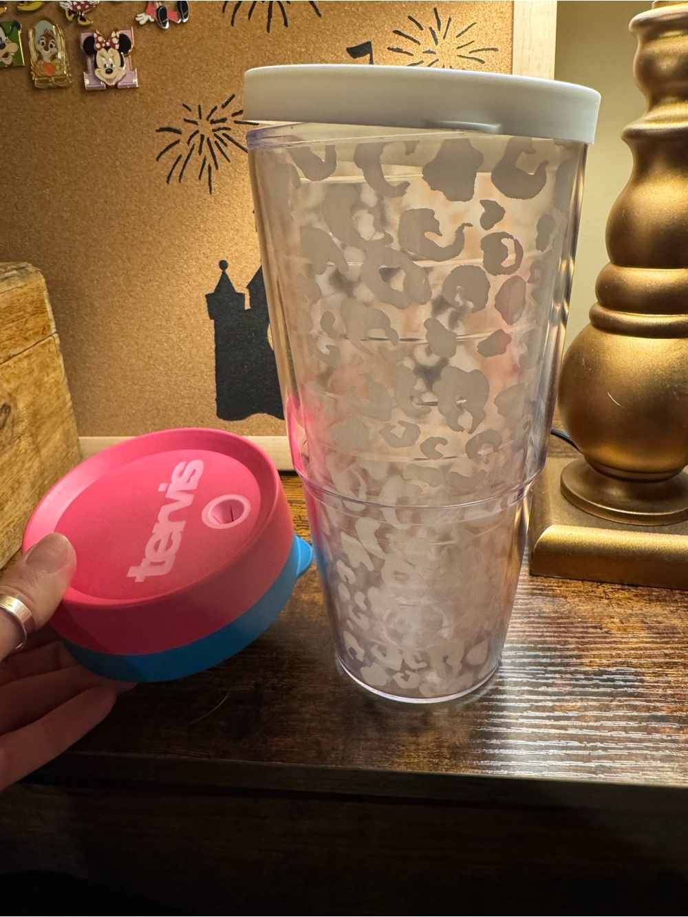 Tervis tumbler with extra lids